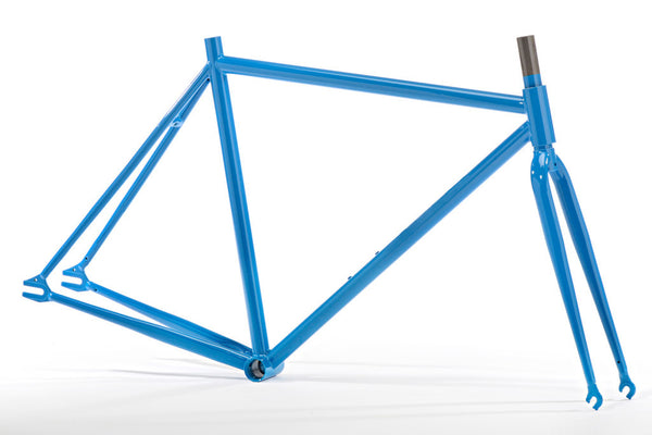 Gloss Blue Fixie Frame Set