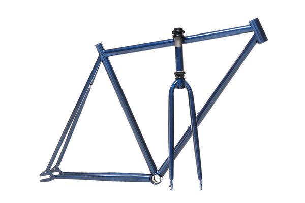 Gloss Blue Fixie Frame Set