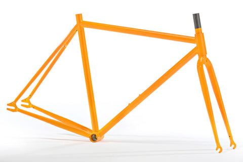 Gloss Orange Fixie Frame Set